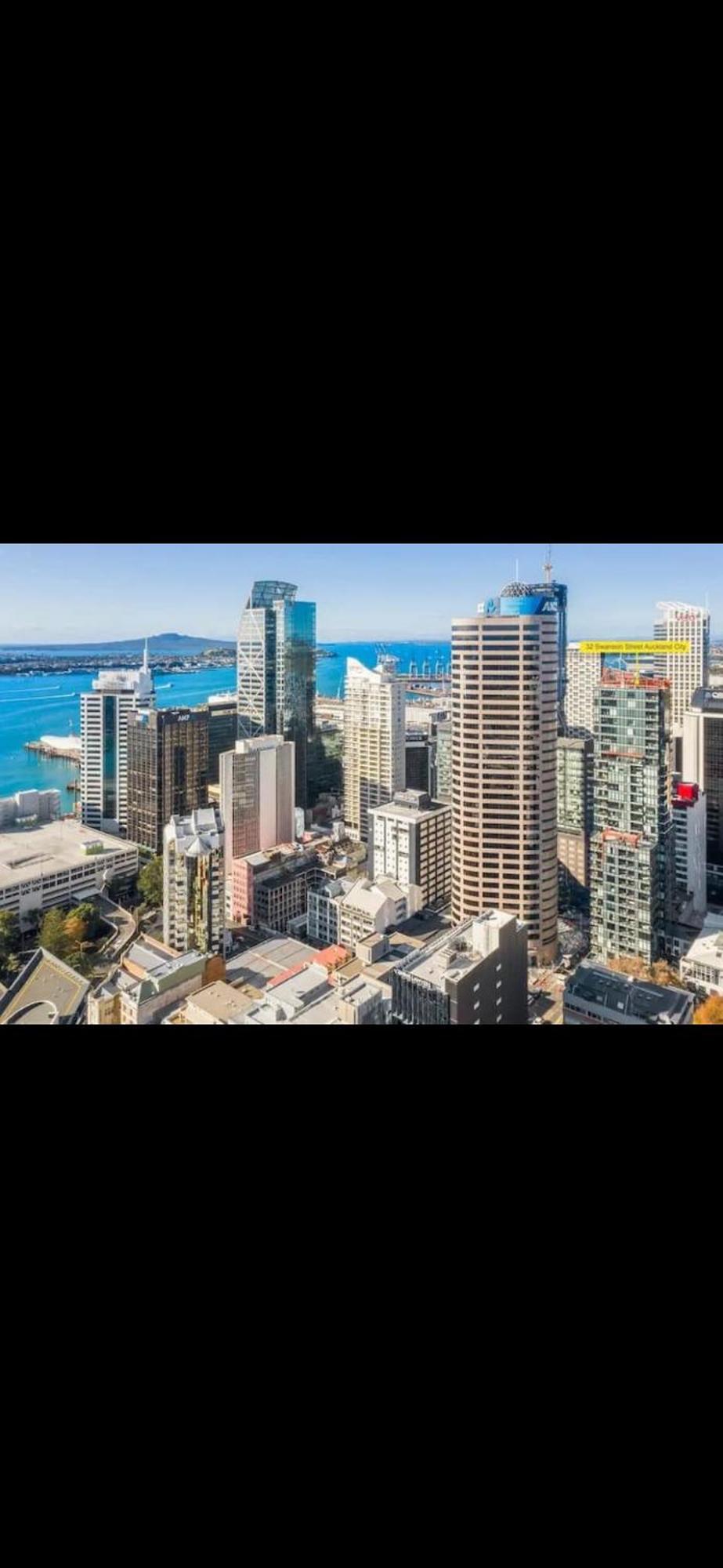 天空城景 海景 私人大阳台公寓 Auckland Exteriör bild