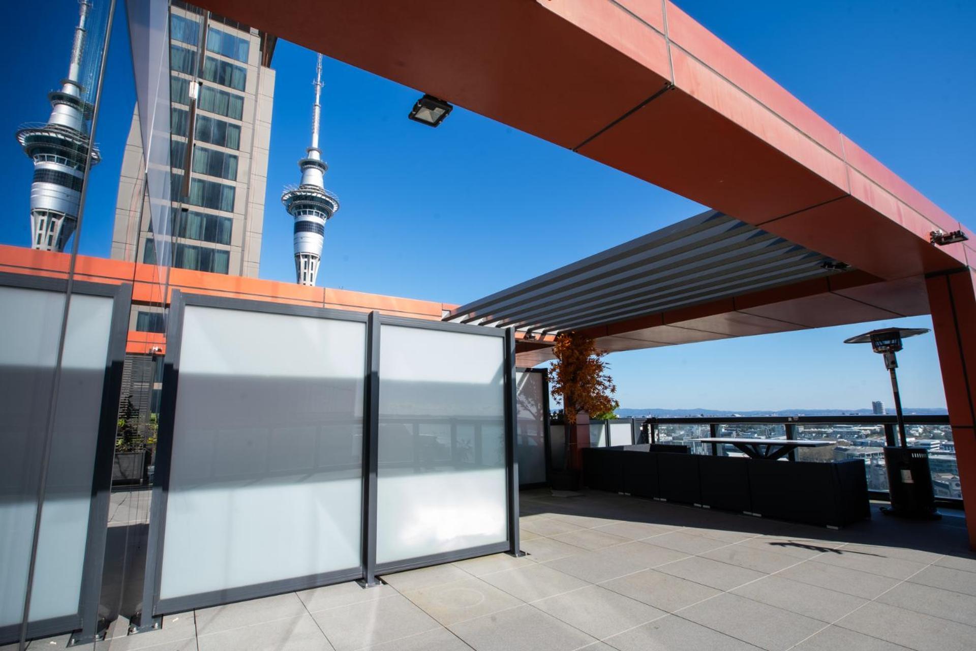 天空城景 海景 私人大阳台公寓 Auckland Exteriör bild