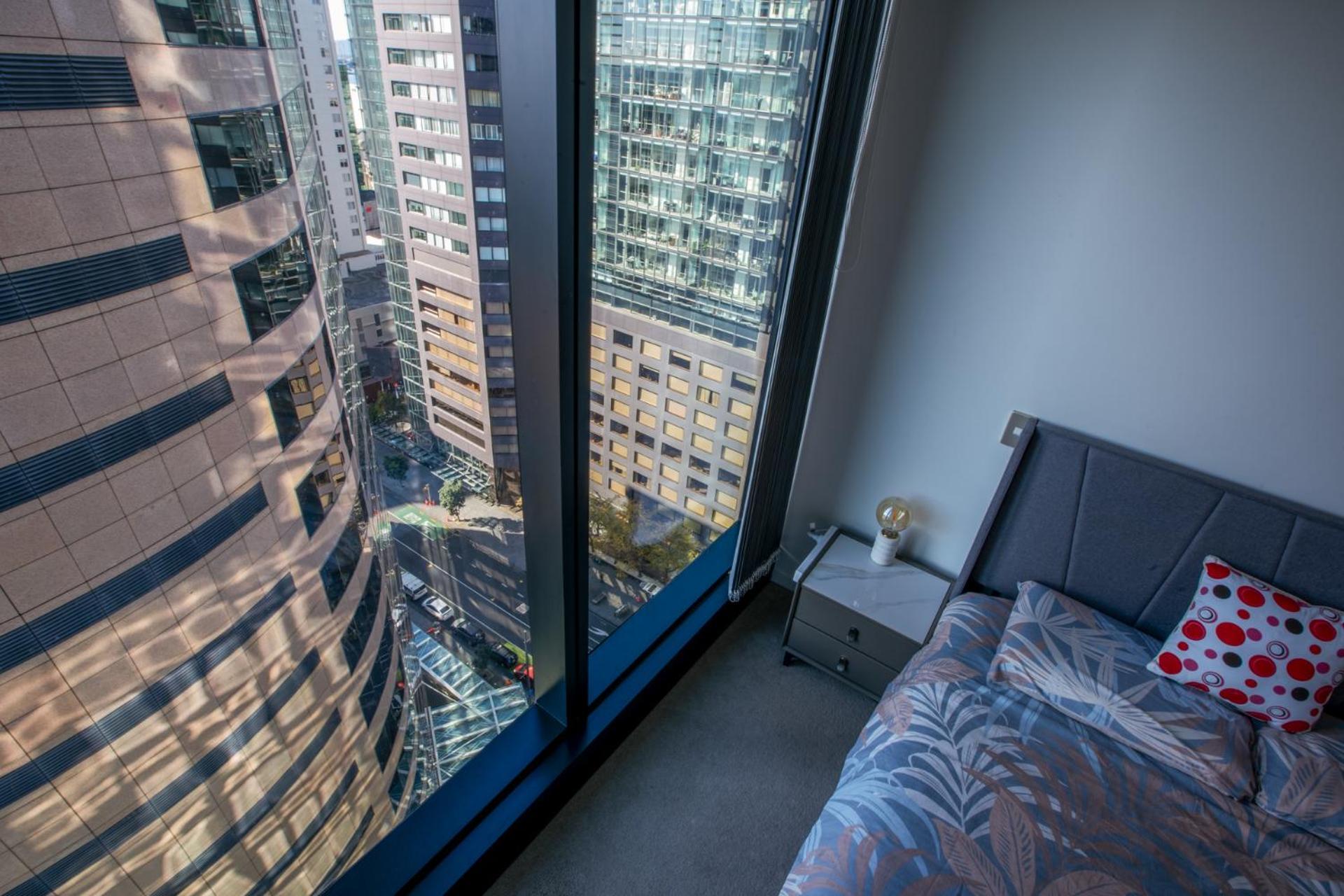 天空城景 海景 私人大阳台公寓 Auckland Exteriör bild